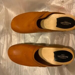 Swedish Hasbeens Husband tan size 41
